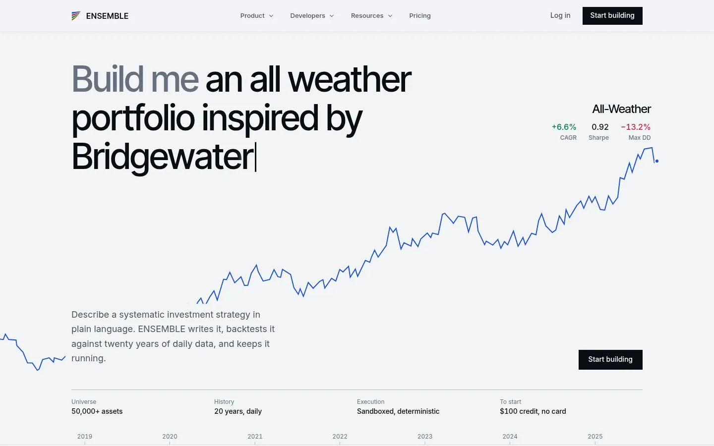 ENSEMBLE website screenshot