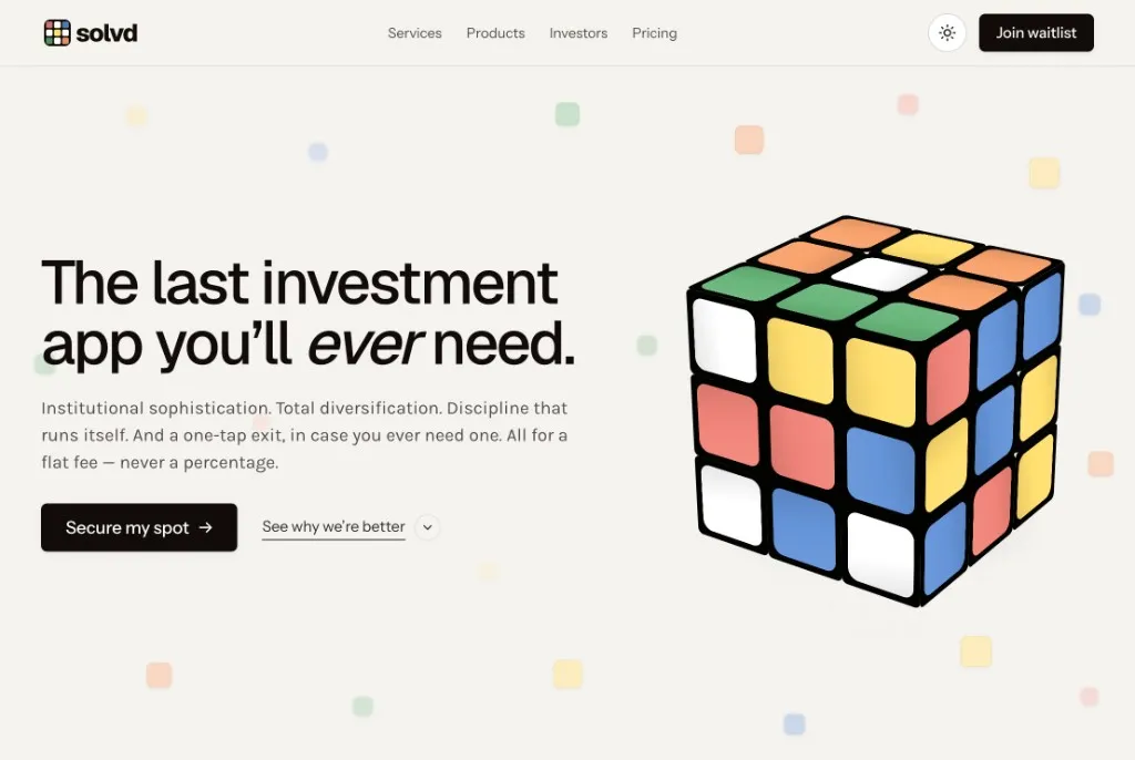 solvd website screenshot